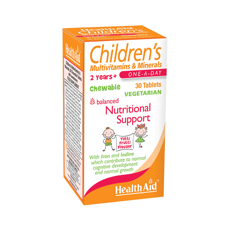 Health Aid Children's Multivitamins & Minerals 30 Chewable Tablets